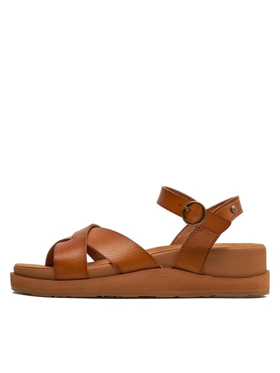 Roxy Roxy Sandały ARJL200848 Brązowy
