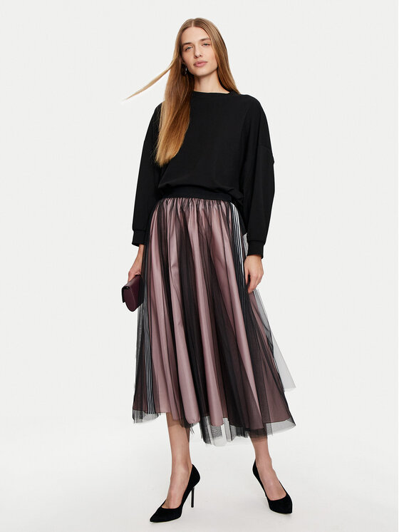 Imperial Imperial Bluza FG94IHZ Czarny Loose Fit
