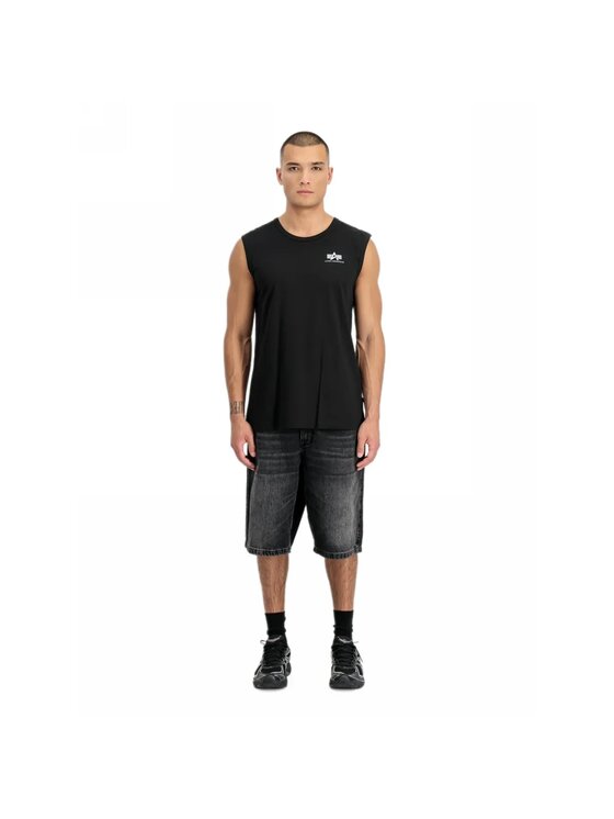 Alpha Industries Alpha Industries Tank top AI.266562 Čierna Regular Fit