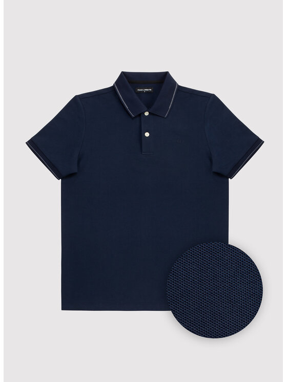 Pako Lorente Pako Lorente Polo P25WF-TX-003 Granatowy Classic Fit