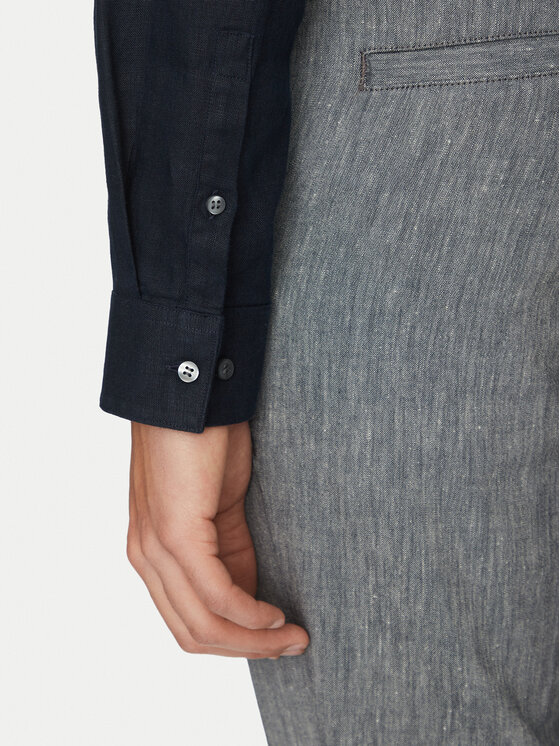Calvin Klein Calvin Klein Koszula K10K109286 Granatowy Slim Fit