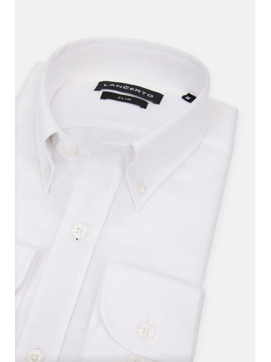 Lancerto Lancerto Koszula Taya KO073123000019 Biały Slim Fit
