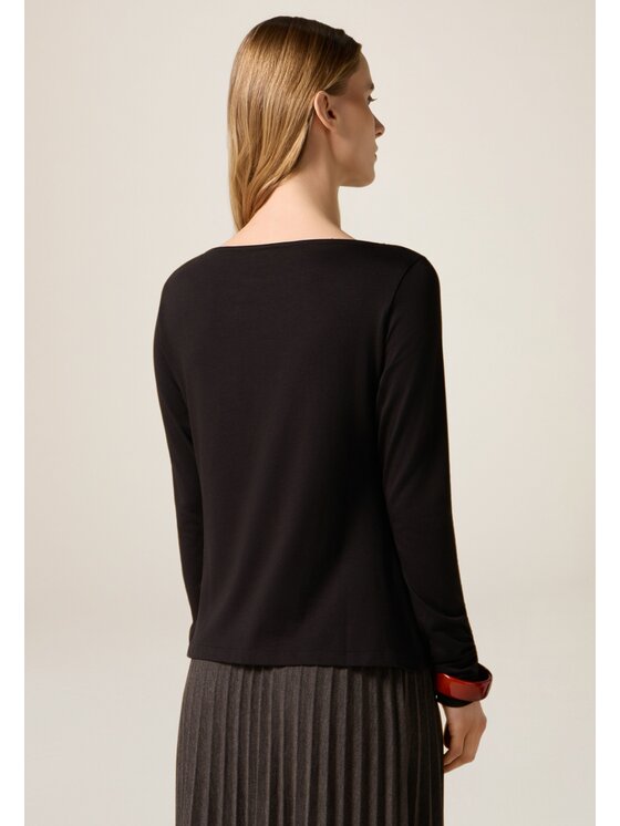 Oltre Oltre T-shirt G070J104663N0Z3 Nero Regular Fit