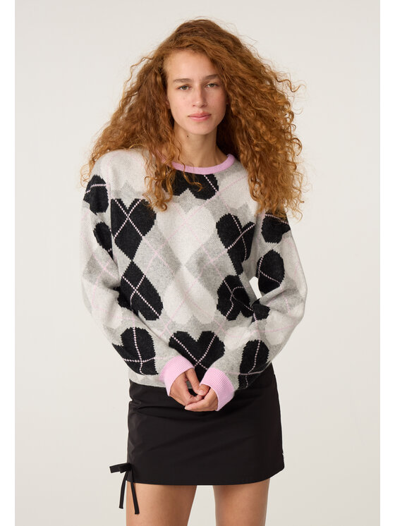 Fabienne Chapot Fabienne Chapot Sweter 6732-1912-173 Szary Regular Fit