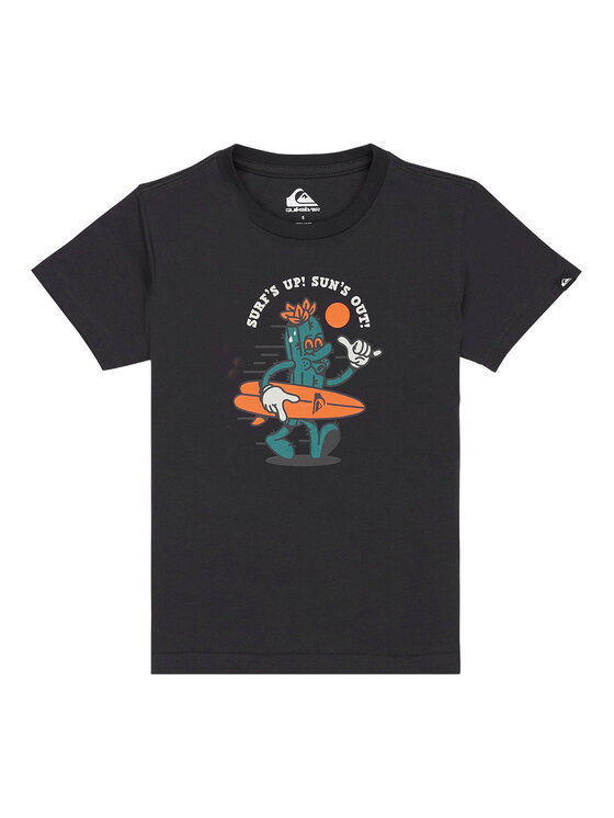 Quiksilver Quiksilver Tricou Ev Gone Surfing EQKZT03569 Negru Regular Fit