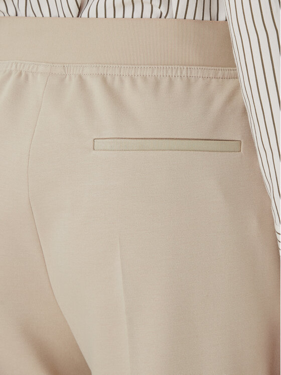 BOSS BOSS Kalhoty z materiálu Talia4 50551907 Béžová Relaxed Fit