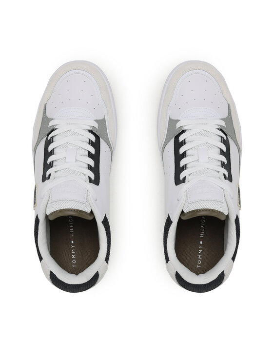 Tommy Hilfiger Tommy Hilfiger Sneakersy Basket Street Mix FM0FM04695 Bílá