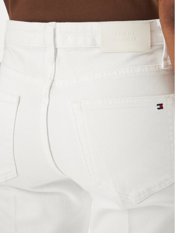 Tommy Hilfiger Tommy Hilfiger Teksad WW0WW48580 Valge Bootcut Fit