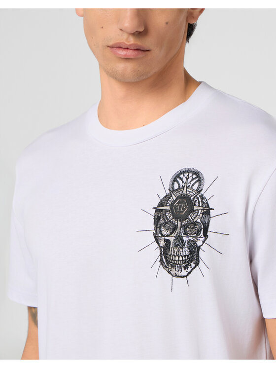 PHILIPP PLEIN PHILIPP PLEIN T-Shirt 29817 Biały Regular Fit