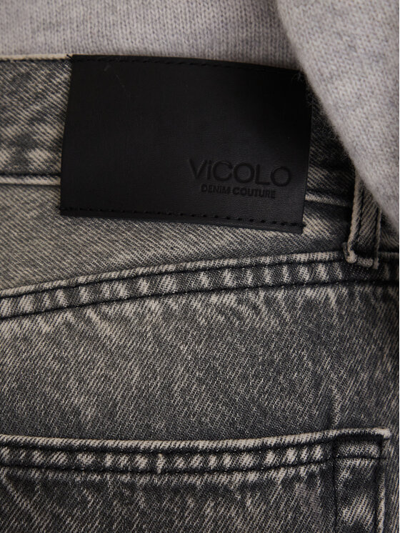 ViCOLO ViCOLO Jeansy DF5043 Šedá Regular Fit