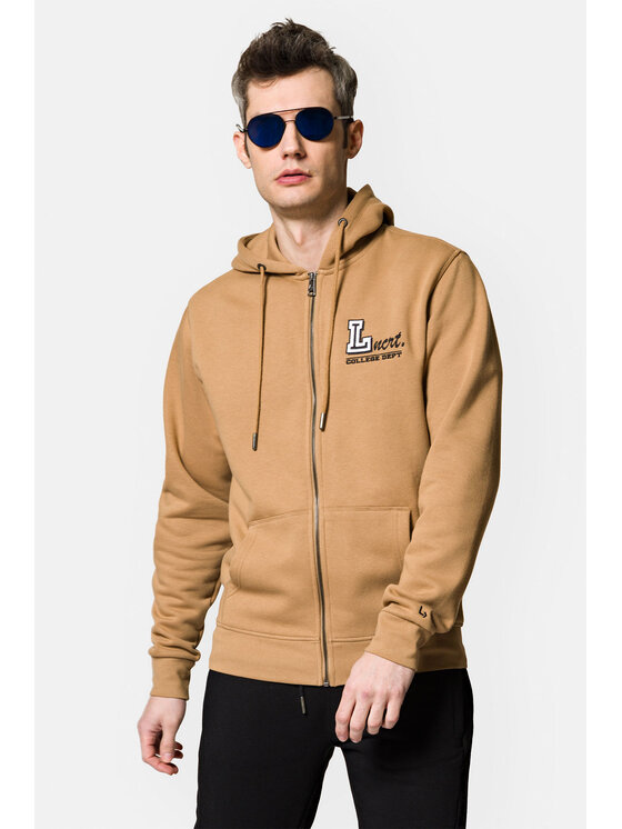 Lancerto Lancerto Bluza Hutt BL073222000003 Beżowy Regular Fit