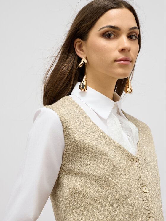 Oltre Oltre Maglione M445J005192N012 Oro Slim Fit