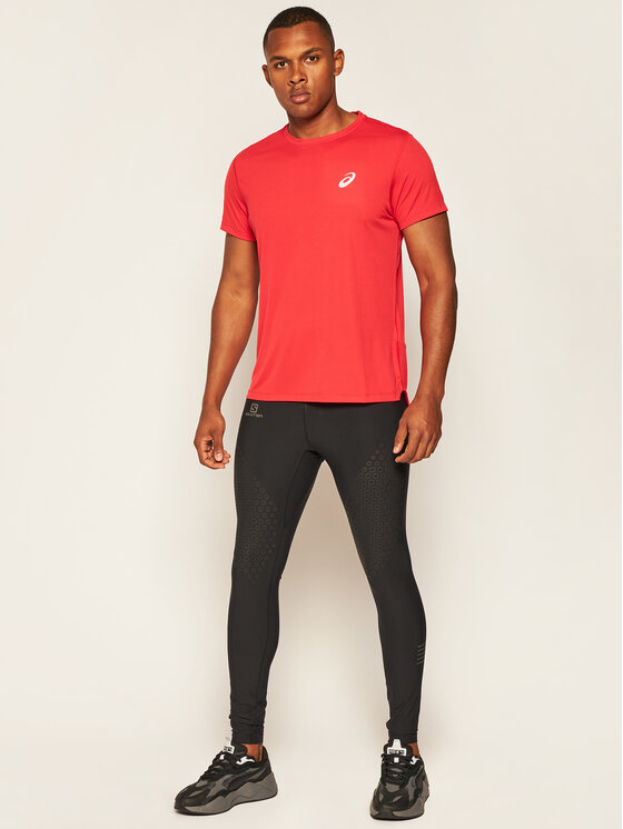 Asics Technisches T Shirt Silver Ss 2011A006 Rot Regular Fit Modivo