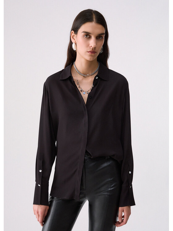 Liu Jo Liu Jo Camicia CF6207T257822222 Nero Regular Fit
