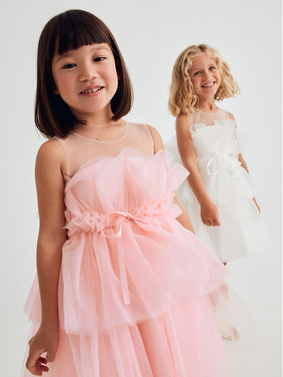 Abel & Lula Abel & Lula Elegantiška suknelė 5036 Oranžinė Regular Fit