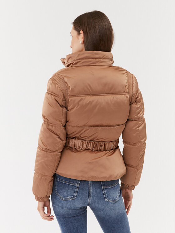 Guess Guess Zimné bundy Lucia W3BL19 WEX12 Hnedá Regular Fit
