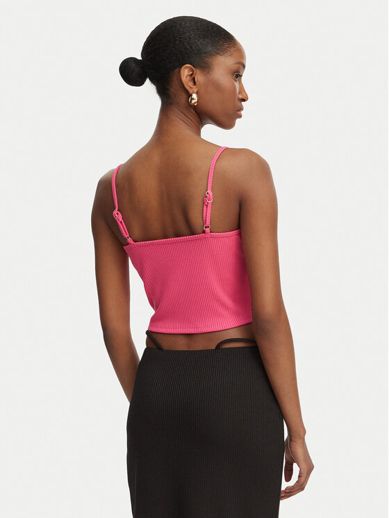 Guess Guess Top E6GP01 KG322 Ružová Slim Fit