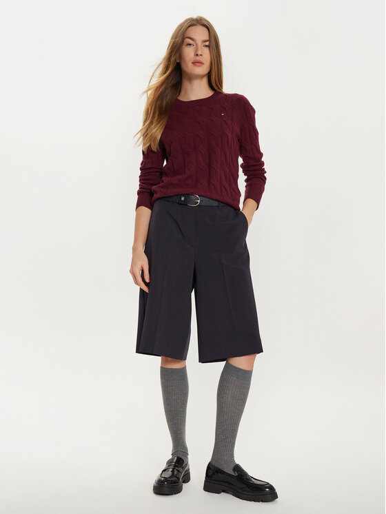 Tommy Hilfiger Tommy Hilfiger Megztinis WW0WW43586 Vyšninė Regular Fit