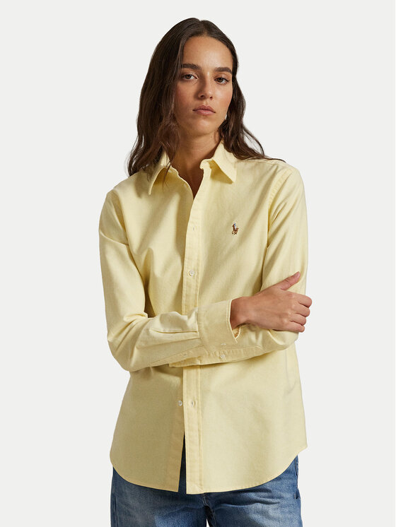 Polo Ralph Lauren Polo Ralph Lauren Риза 211970736505 Жълт Relaxed Fit