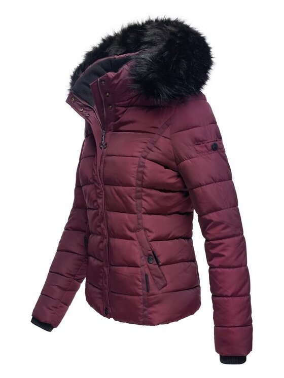 Navahoo Navahoo Kurtka zimowa Miamor Bordowy Casual Fit
