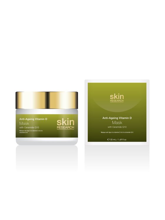 Skin Research Skin Research Przeciwstarzeniowa z witaminą D i ceramidem Q10 Maska do twarzy