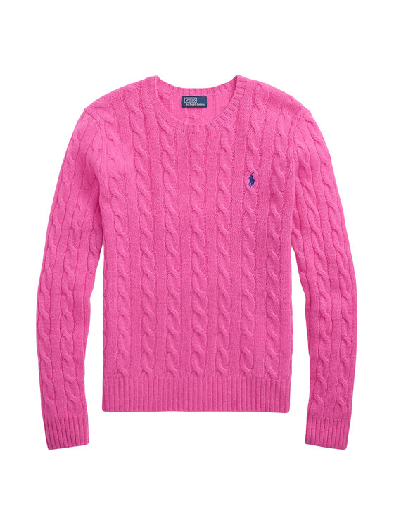 Polo Ralph Lauren Polo Ralph Lauren Sveter 211971865008 Ružová Slim Fit
