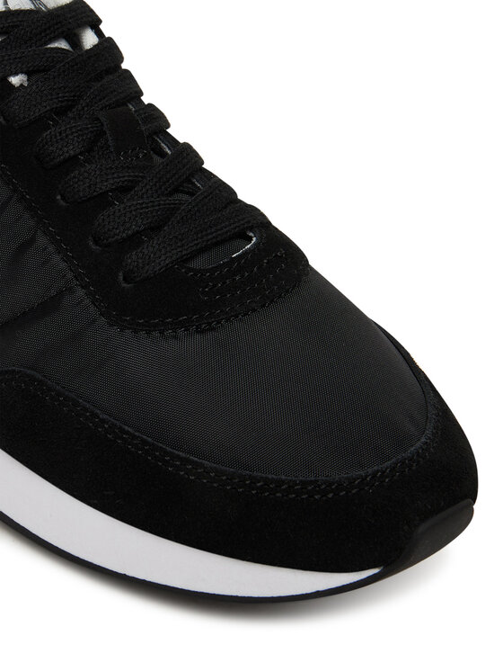 Calvin Klein Calvin Klein Сникърси Retro Runner Lace Up Nylon Mg YW0YW01990 Черен