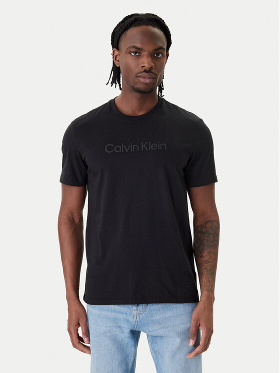 Calvin Klein Calvin Klein T-shirt LV04LF810G Crna Regular Fit