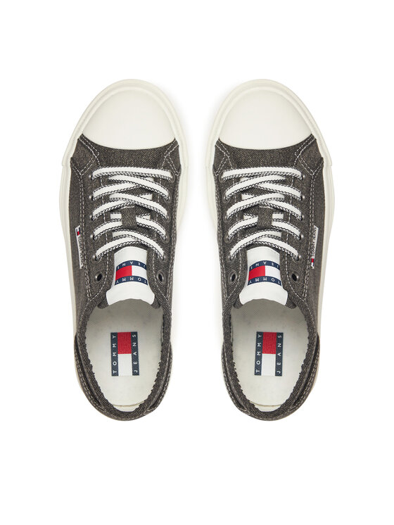 Tommy Jeans Tommy Jeans Sneakers Tjw Foxing Flatform Lc EN0EN02736 Negru