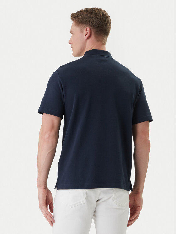 Calvin Klein Jeans Calvin Klein Jeans Polo Easy Monologo LV04RF209G Granatowy Regular Fit