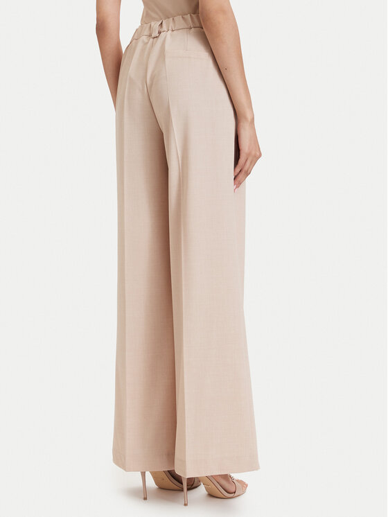 Maryley Maryley Παντελόνι υφασμάτινο 26EB521/08BE Μπεζ Regular Fit