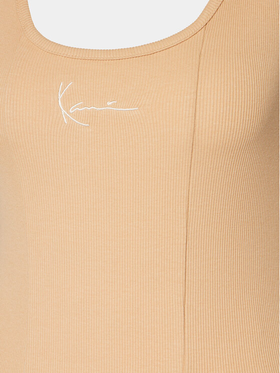 Karl Kani Karl Kani Vasarinė suknelė KW241-032-1 Smėlio Slim Fit