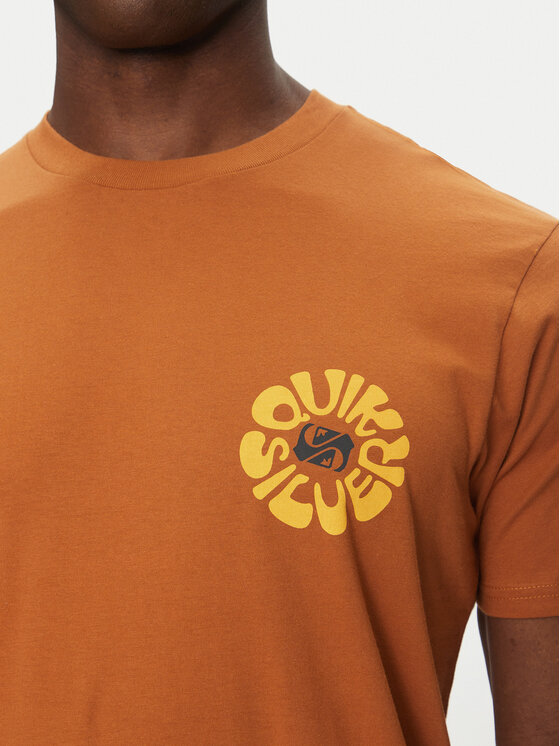 Quiksilver Quiksilver T-shirt EQYZT08036 Smeđa Regular Fit