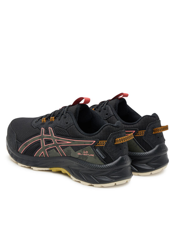 Asics Asics Tekaški čevlji Gel-Venture 10 Waterproof 1012B760 Črna