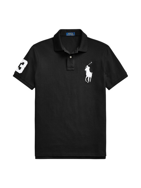 Polo Ralph Lauren Polo Ralph Lauren Polo särk 710688969001 Must Custom Slim Fit