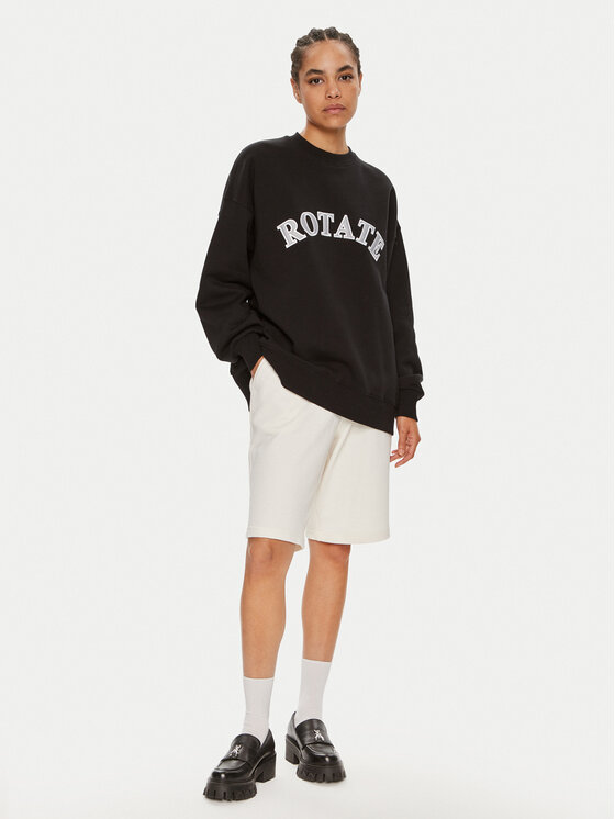 ROTATE ROTATE Μπλούζα Sui 112454100 Μαύρο Boxy Fit