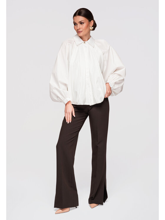 Ombre Ombre Koszula OW-SH-E0006 Biały Oversize