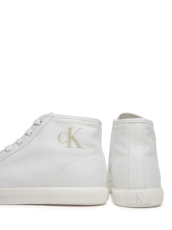 Calvin Klein Jeans Calvin Klein Jeans Sportcipők Ess Vulc Mid Cv Mg Wn YW0YW01761 Fehér