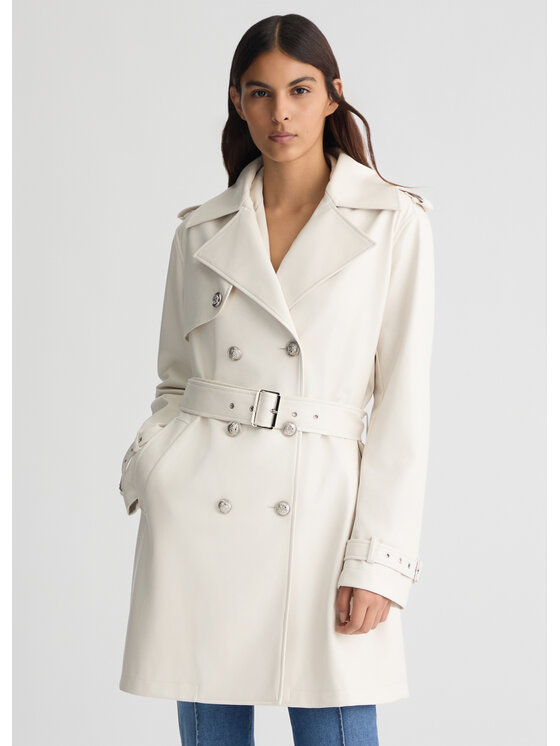 Liu Jo Liu Jo Trench WA5102E062410701 Bianco Regular Fit