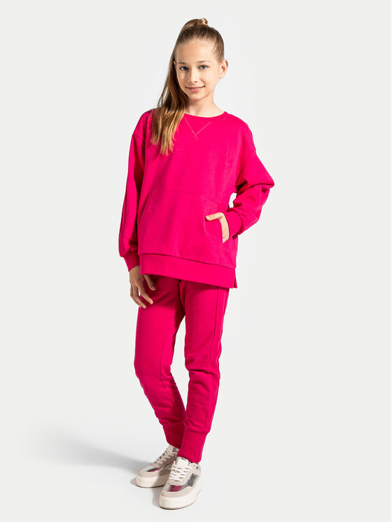 Coccodrillo Coccodrillo Melegítő alsó ZC4120201VGA Rózsaszín Slim Fit