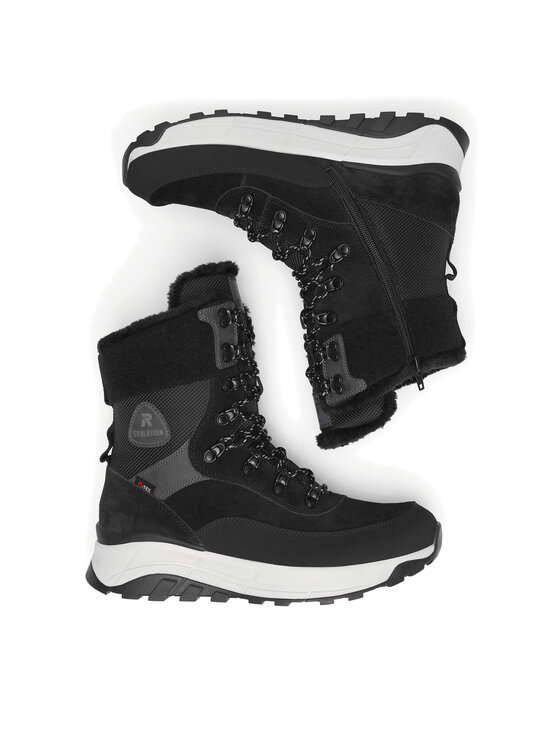 Rieker Revolution Lifestyle Rieker Revolution Lifestyle Škornji W0066-00 Črna