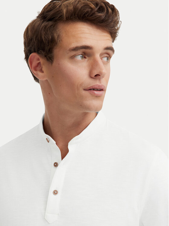 Bugatti Bugatti Poloshirt 8150-75021C Weiß Regular Fit