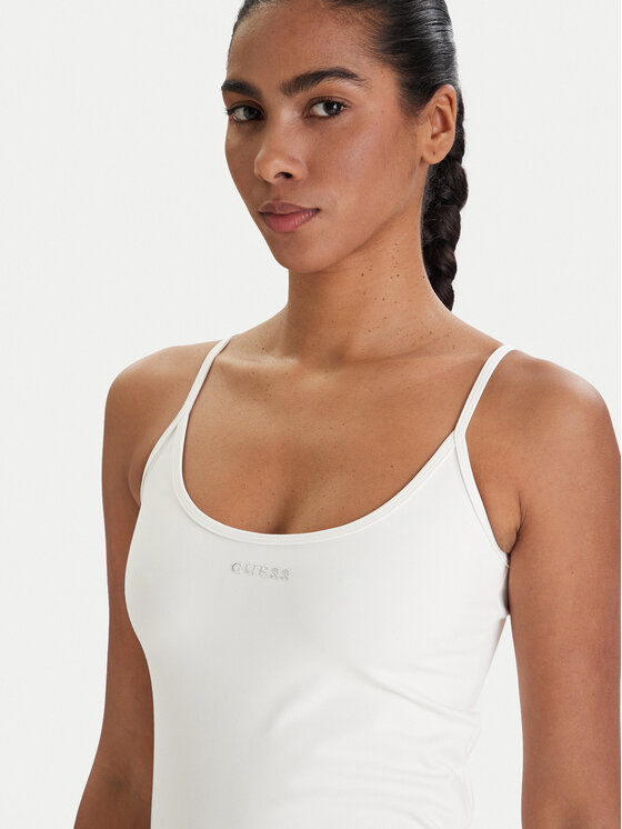 Guess Guess Marškinėliai V6RP14 KD952 Écru Slim Fit