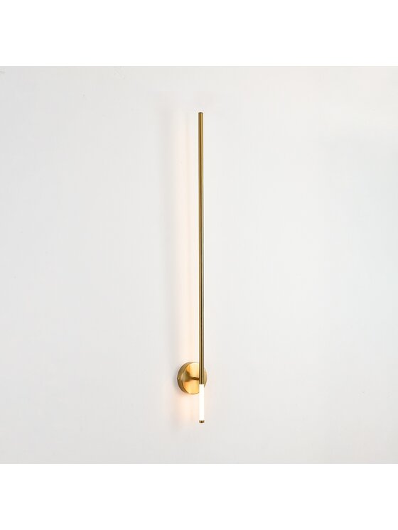 MIAhome MIAhome Kinkiet Lampa ścienna FRESCO LED złota 125 cm Złoty