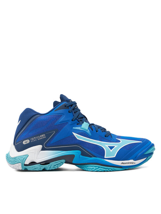 Mizuno Čevlji Za športe V Zaprtih Prostorih Wave Lightining Z8 Mid V1GA2405 Modra