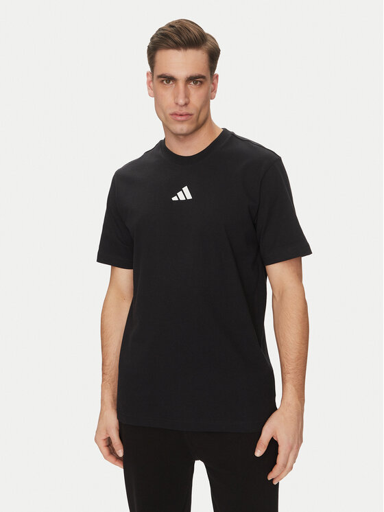 adidas Tričko German Engineering Graphic JP1528 Čierna Regular Fit