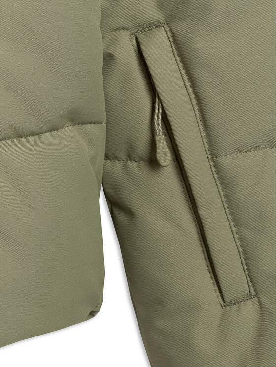 4F 4F Kurtka narciarska APRES SKI Khaki Regular Fit