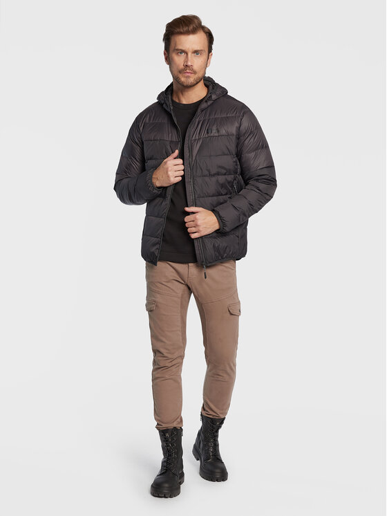 Jack Wolfskin Jack Wolfskin Kurtka puchowa Dna Tundra 1206612 Czarny Regular Fit