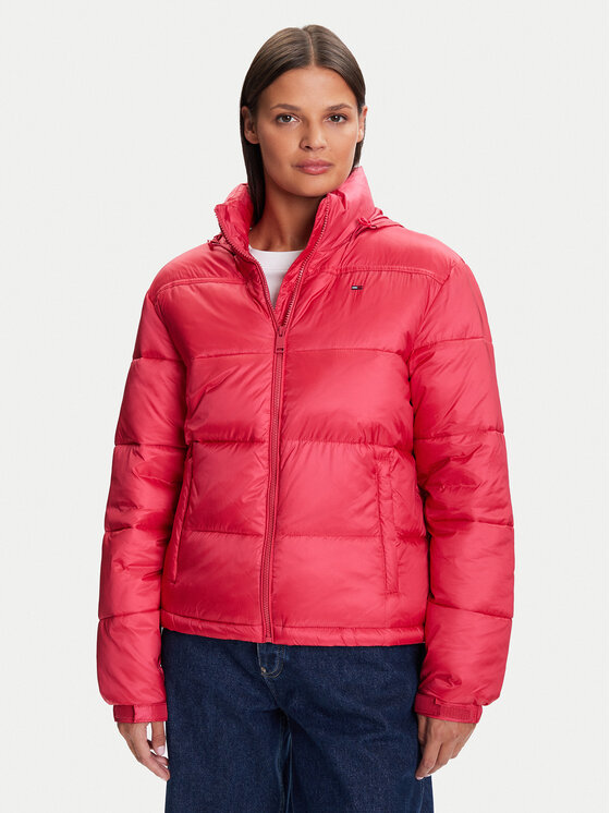 Tommy Jeans Tommy Jeans Zimska jakna DW0DW21619 Crvena Relaxed Fit