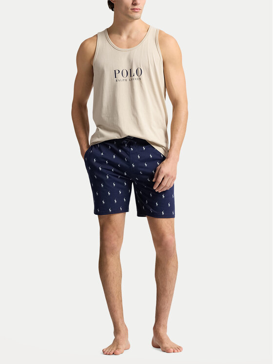 Polo Ralph Lauren Polo Ralph Lauren Піжамні шорти 714965505004 Cиній Slim Fit
